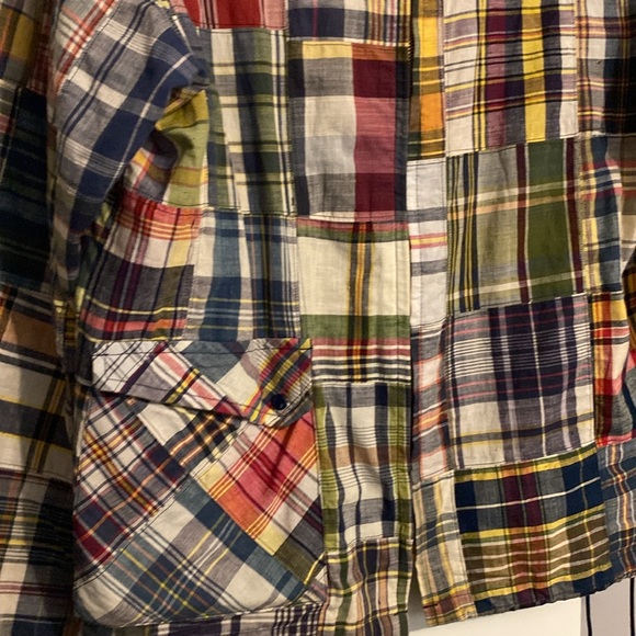 Vintage McGregor Madras Plaid Patchwork Full Zip Lightweight Jacket - Picture 3 of 12